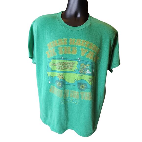 Scooby Doo Mystery Machine T Shirt Large Womens XL Graphic What Happens Van Y2K - Picture 5 of 16